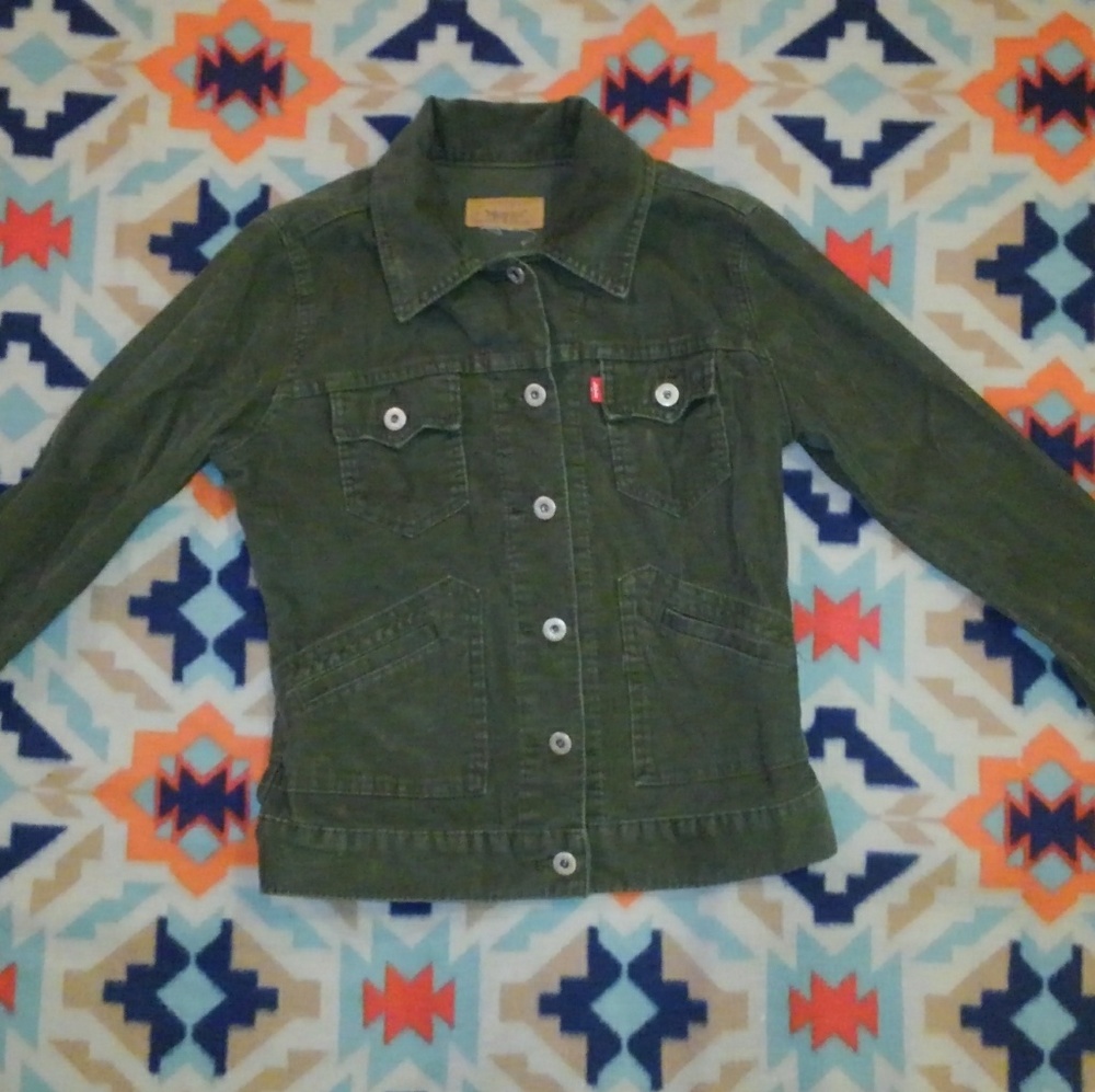 Levi strauss & Co corduroy crop jacket